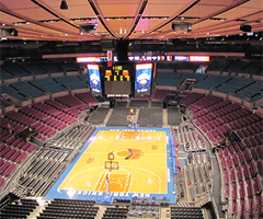 American Specialties has provided products from its washroom accessories range for Madison Square Garden.